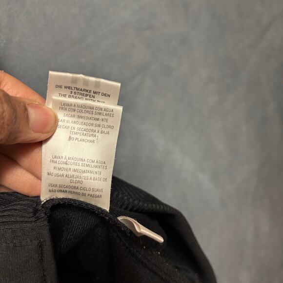 Vintage Adidas Soccer Jacket Mock Neck 3 Stripes Track Mens Large Performance - Picture 10 of 11